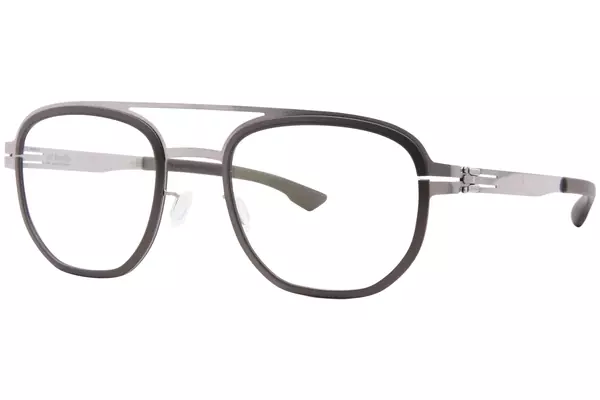  Ic! Berlin Osmium Eyeglasses Men's Full Rim Square Shape 