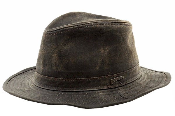  Indiana Jones Men's Weathered Shape-Able Fedora Hat 