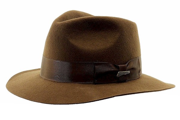  Indiana Jones Men's Wool Felt Fedora Hat 