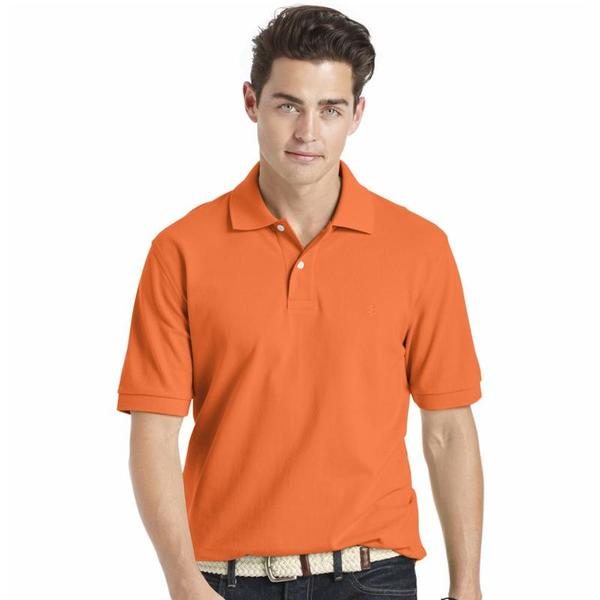  Izod Men's Advantage Heritage Pique Short Sleeve Cotton Polo Shirt 