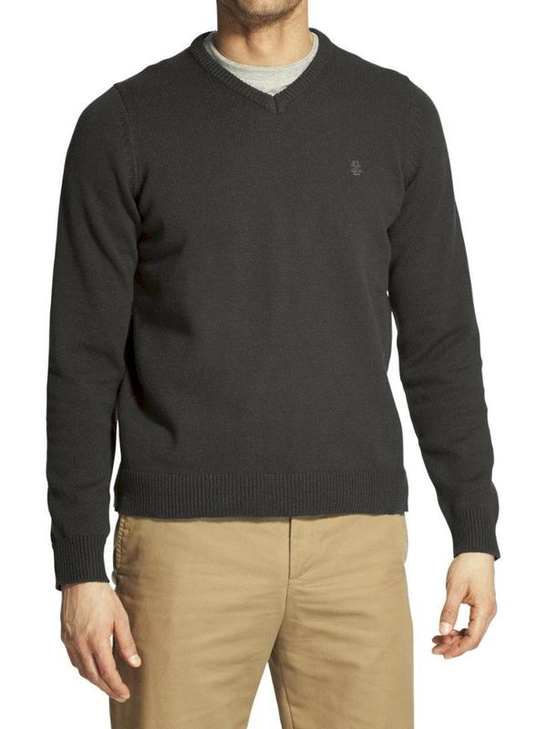  Izod Men's Premium Essentials Long Sleeve V-Neck Sweater Shirt 