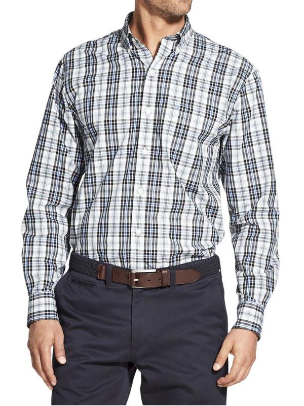  Izod Men's Premium Essentials Stretch Cotton Button Down Shirt 