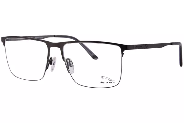  Jaguar 33625 Eyeglasses Semi Rim Rectangle Shape 