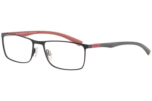  Jaguar Men's Eyeglasses 33580 1024 Matte Black Full Rim Optical Frame 57mm 