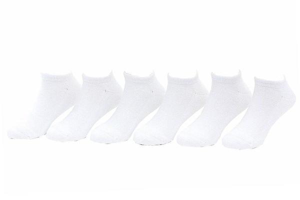  Jefferies Toddler/Little/Big Kid 6-Pairs Seamless Low Cut Half Cushion Socks 