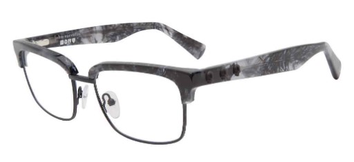  John Varvatos VJV186 Eyeglasses Men's Full Rim Rectangle Shape 