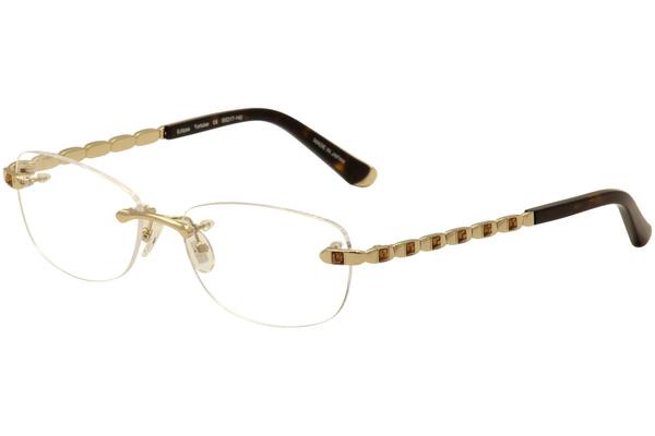  Judith Leiber Couture Women's Eclipse Eyeglasses Rimless Style 