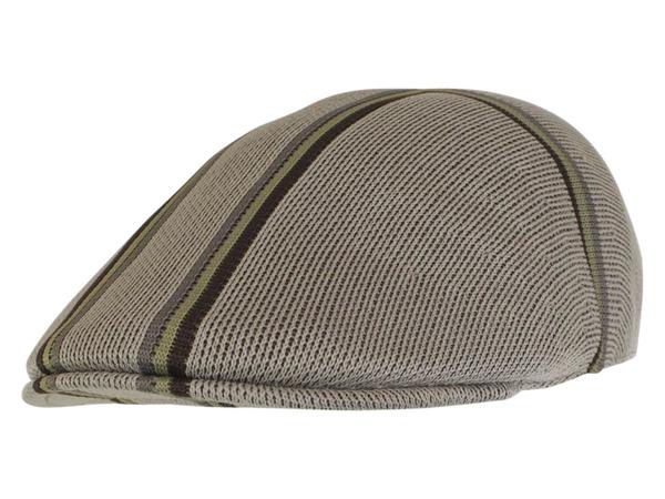  Kangol Men's Angle Stripe 507 Flat Cap Hat 