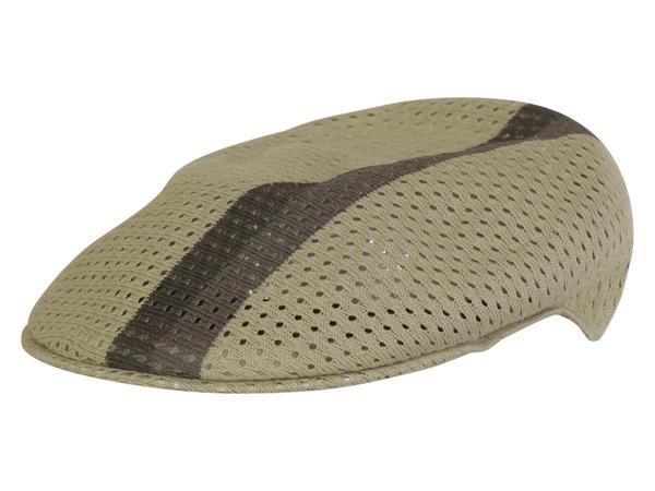  Kangol Men's Mesh Stripe 504 Flat Cap Hat 