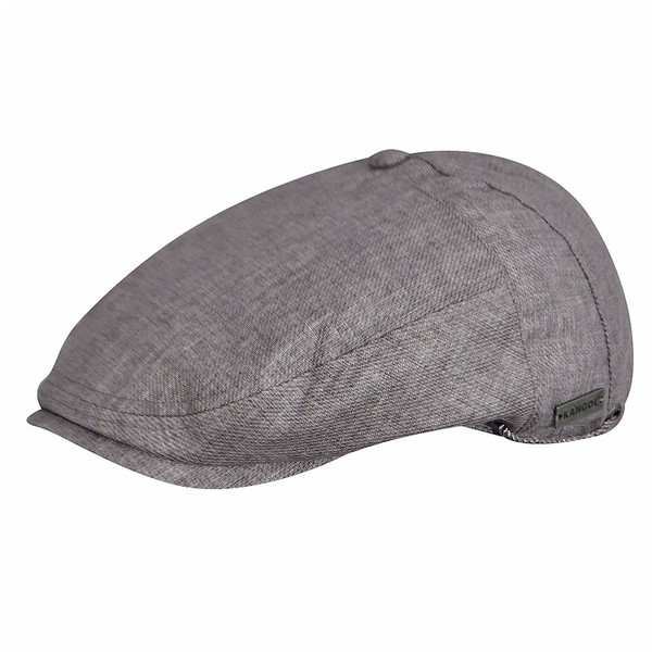  Kangol Men's Washed Peebles Flat Cap Hat 