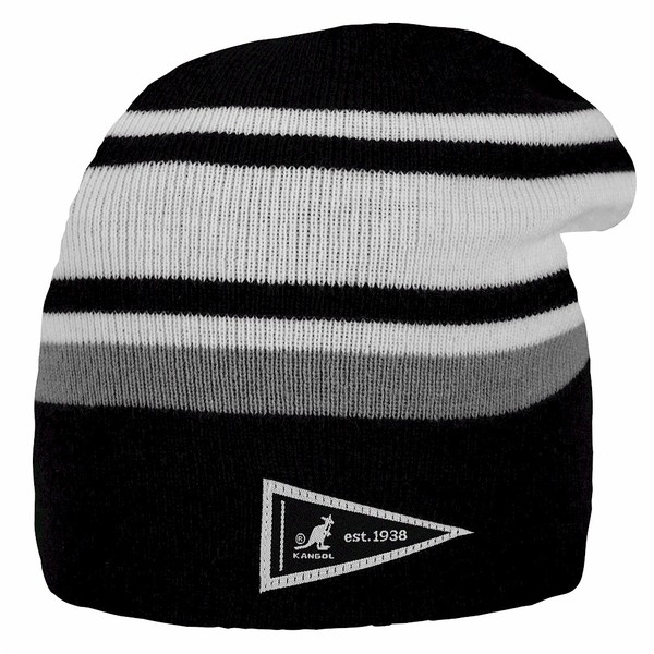  Kangol Reversible Stripe Slouch Cap Fashion Beanie Hat (One Size Fits Most) 