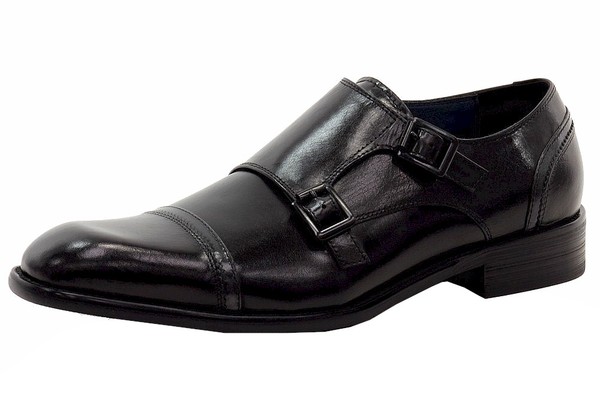  Kenneth Cole Reaction Men's Hint Hint Double Monk Strap Shoes 