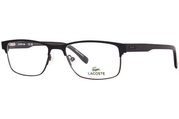  Lacoste L2217 Eyeglasses Men's Full Rim Rectangle Shape 