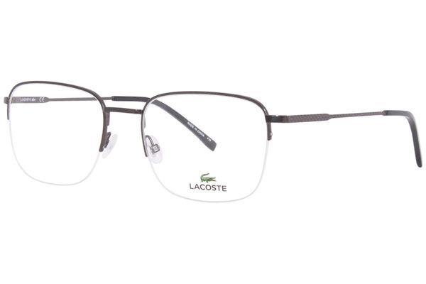  Lacoste L2254 Eyeglasses Frame Men's Semi Rim Rectangular 