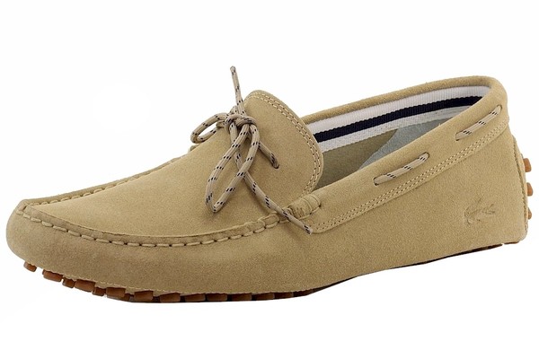  Lacoste Men's Concours Lace 216 1 Slip-On Suede Loafers Shoes 