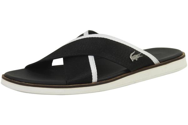  Lacoste Men's Coupri-117 Canvas Slides Sandals Shoes 