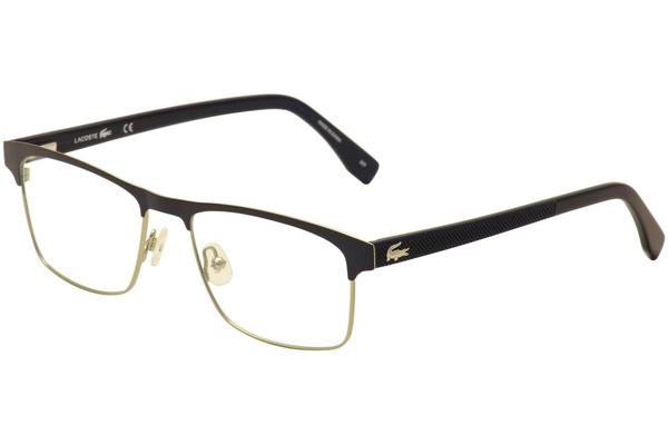  Lacoste L2198 Eyeglasses Men's Full Rim Rectangle Shape 