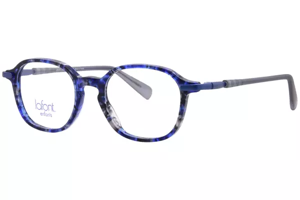 Lafont Hugo Eyeglasses Youth Kids Full Rim Round Shape