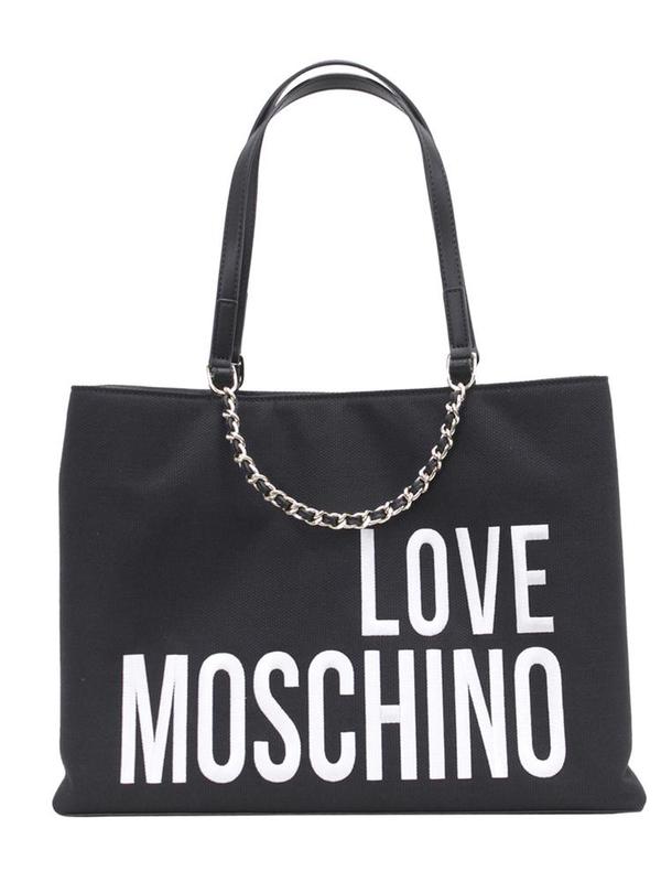  Love Moschino Women's Canvas Tote Handbag 