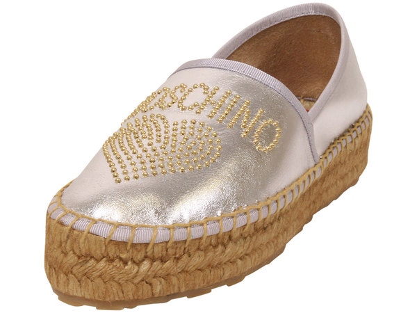 Love Moschino Women's Espadrilles Platform Shoes Heart Sz: 8 | JoyLot.com