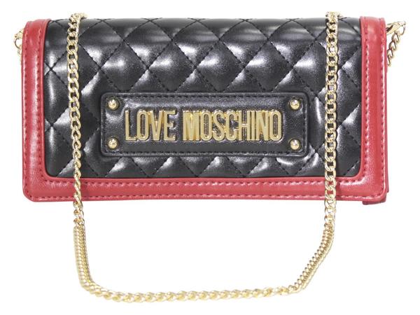  Love Moschino Women's Quilted Clutch Wallet 