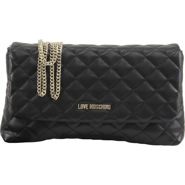  Love Moschino Women's Quilted Fold-Over Crossbody Handbag 