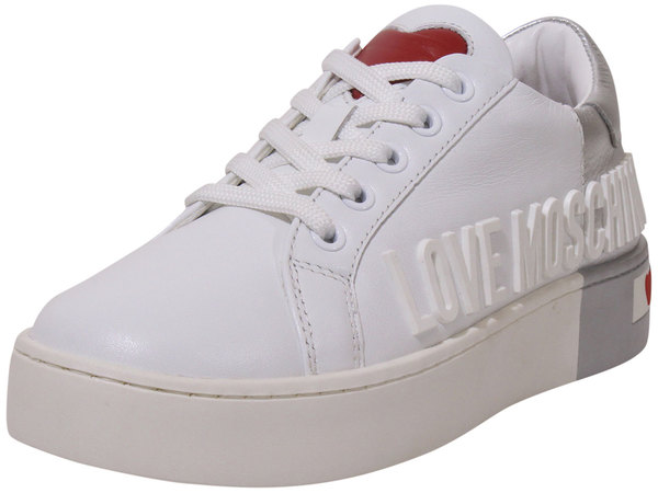  Love Moschino Women's Sneakers Rubber Logo 