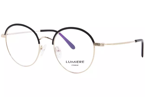  Lumiere 6819 Eyeglasses Women's Full Rim Round Shape 