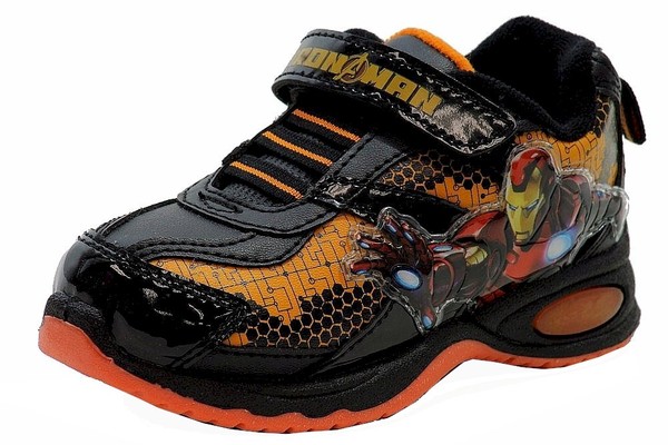  Marvel Iron Man Boy's IMS903 Fashion Light Up Sneaker Shoes 