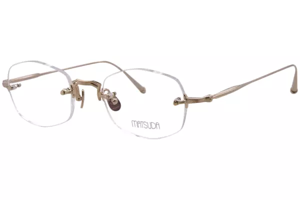 Matsuda M5015 Eyeglasses Rimless Oval Shape