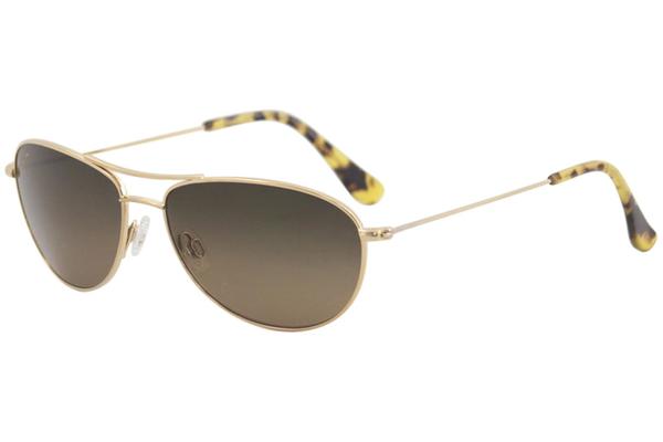  Maui Jim Women's Baby Beach MJ245 MJ/245 Titanium Polarized Pilot Sunglasses 