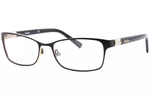  Max Mara MM1237 Eyeglasses Women's Full Rim Rectangle Shape 
