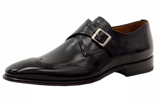  Mezlan Men's Vitoria Leather Monk Strap Oxfords Shoes 