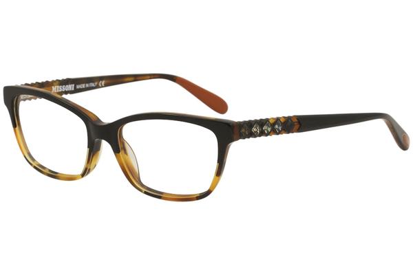  Missoni Women's Eyeglasses MI345V MI/345/V Full Rim Optical Frame 