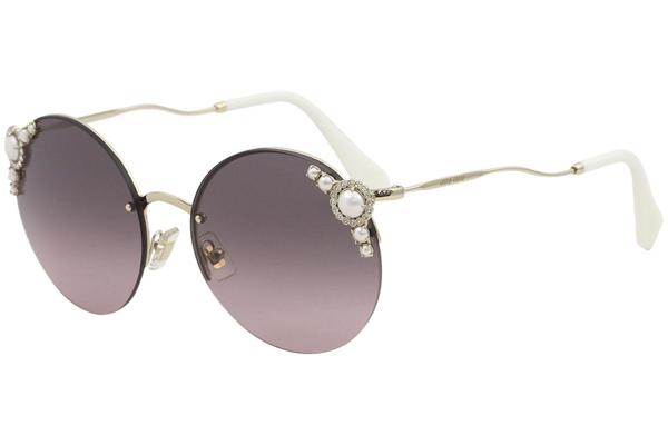  Miu Miu Women's SMU52T SMU/52T Fashion Round Sunglasses 