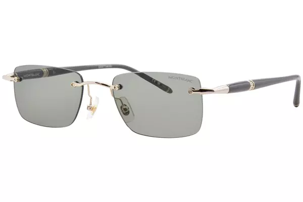  Mont Blanc MB0344S Sunglasses Men's Rectangle Shape 