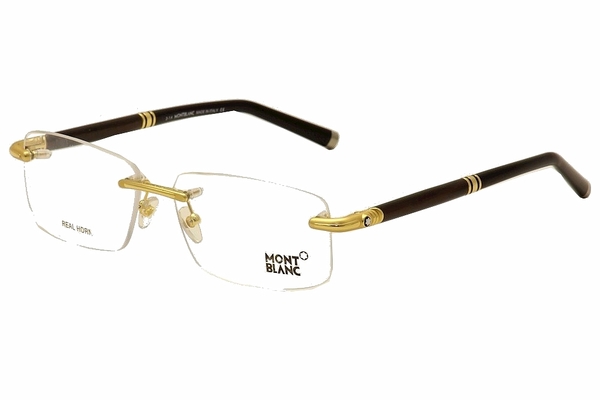  Mont Blanc Men's Eyeglasses MB0479 MB/0479 Rimless Optical Frame 