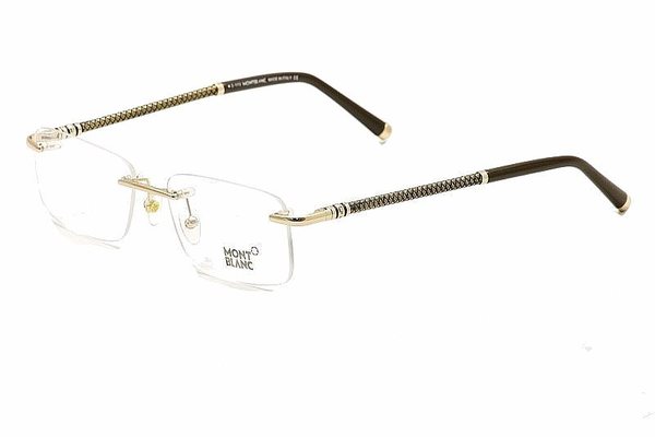  Mont Blanc Men's Eyeglasses MB391 MB/391 Rimless Optical Frame 