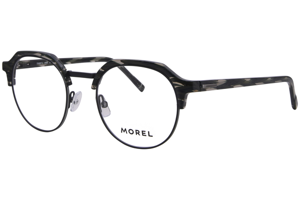  Morel Tinset-2 Eyeglasses Men's Full Rim Round Shape 