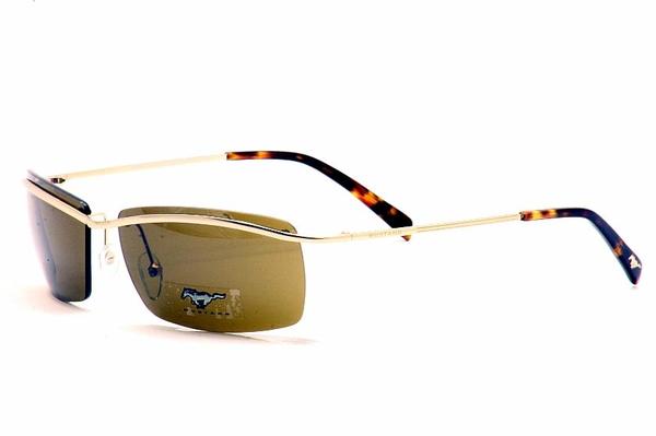  Mustang Men's Mach 0401 Fashion Rectangle Sunglasses 