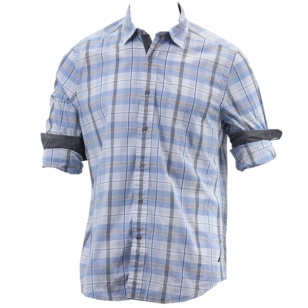  Nautica Men's Heirloom Plaid Long Sleeve Button Down Cotton Shirt 