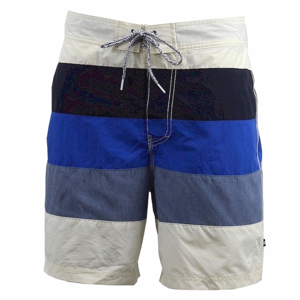  Nautica Men's Key Item Color Block Swimwear Board Shorts 