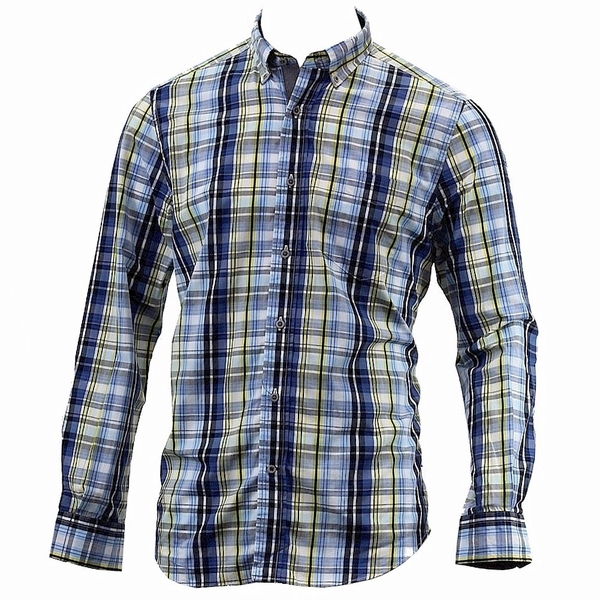  Nautica Men's Long Sleeve Heirloom Cotton Button Down Shirt 