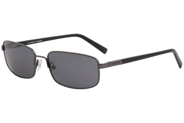  Nautica Men's N5097S N/5097/S Fashion Rectangle Polarized Sunglasses 