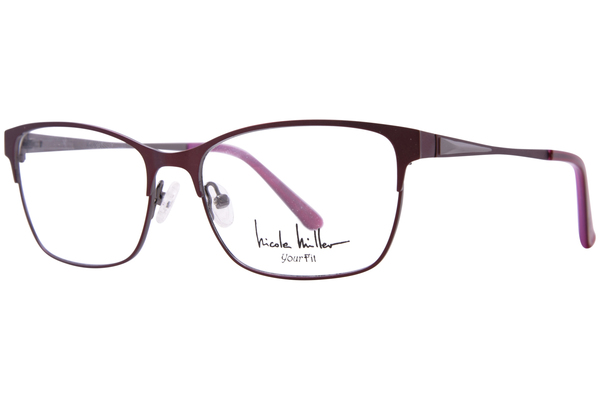  Nicole Miller Women's Eyeglasses Glenmore Full Rim Optical Frame 