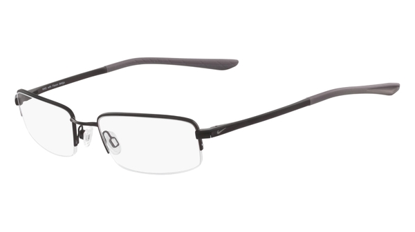  Nike 4292 Eyeglasses Men's Semi Rim Rectangle Shape 