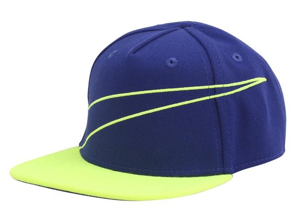  Nike Infant/Toddler Kids Boy's Swoosh Logo Baseball Cap Hat Flat Brim Snapback 