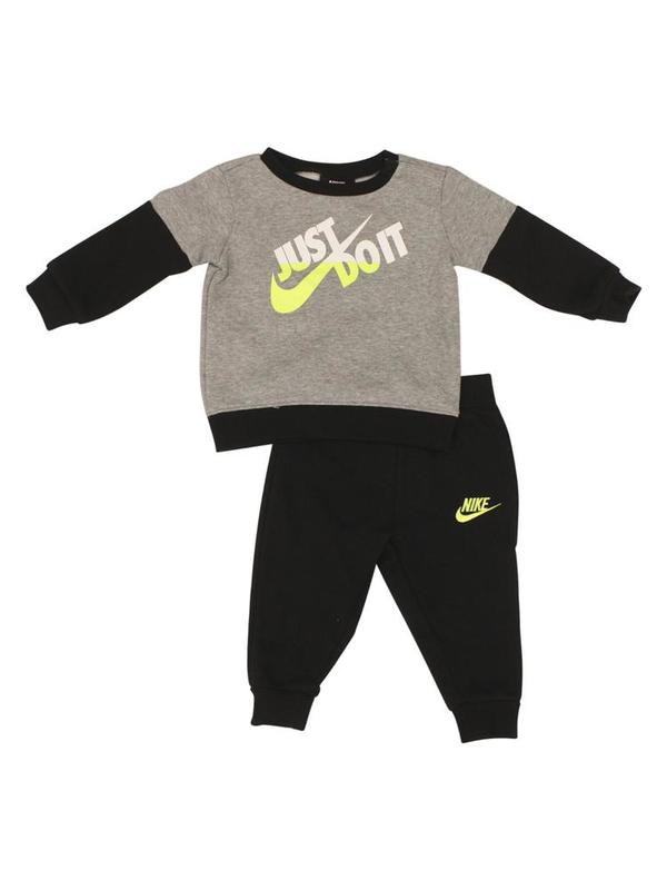  Nike Infant/Toddler Boy's 2-Piece Split Just Do It Sweatshirt & Pants Set 