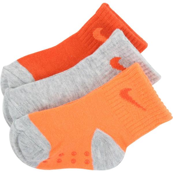  Nike Infant Toddler Boy's 3-Pair Ankle Performance Grip Socks 