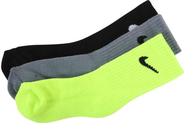  Nike Little Boy's 3-Pair Swoosh Logo Athletic Crew Socks 